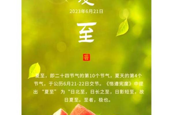 夏至节气的养生之道：如何应对酷热天气