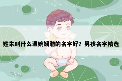 姓朱叫什么温婉娴雅的名字好？男孩名字精选