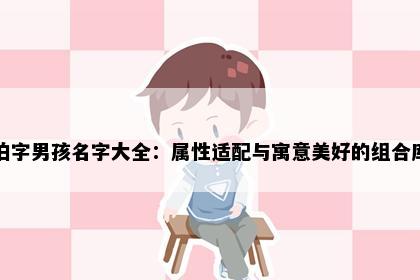 泊字男孩名字大全：属性适配与寓意美好的组合库