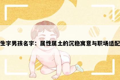 生字男孩名字：属性属土的沉稳寓意与职场适配