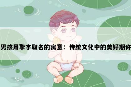 男孩用擎字取名的寓意：传统文化中的美好期许